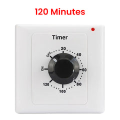Motor Timer Switch - 15, 30, 60 & 120 Minutes Variations - 15A Load Rating