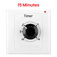 Motor Timer Switch - 15, 30, 60 & 120 Minutes Variations - 15A Load Rating