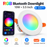 10W RGB+CCT Bluetooth Smart LED Downlight 3.5 Inch – Tuya Smart & Smart Life