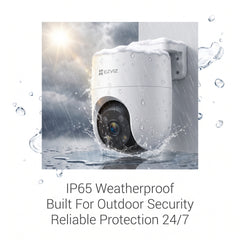 EZVIZ H8C - 4MP COLOR NIGHT VISION 360° PANORAMIC PAN & TILT WI-FI IP65 OUTDOOR CAMERA