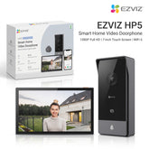 EZVIZ HP5 Smart Home Video Doorphone 1080P | 7-inch Touch Screen | WiFi 6 | Remote Door & Gate Unlock | RFID Access | Video Intercom System