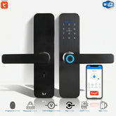 Tuya WiFi Smart Door Lock – Fingerprint, Password, IC Card & App Control 5 Way Unlock (F16)