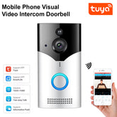 1080P WiFi Smart Video Doorbell Camera – Tuya Smart App Wireless Intercom with Night Vision & PIR Motion Detection