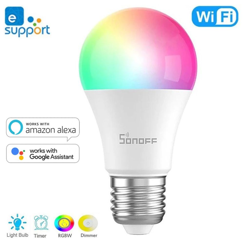 SONOFF B05-BL-A60 E-WeLink E27 LED Lights Bulb, sonoff bulb, RGB Bulb, smart Bulb, LED Bulb, sonoff rgb bulb, wifi bulb, smart bulb, smart rgb bulb, ewelink bulb, smart rgb led bulb.