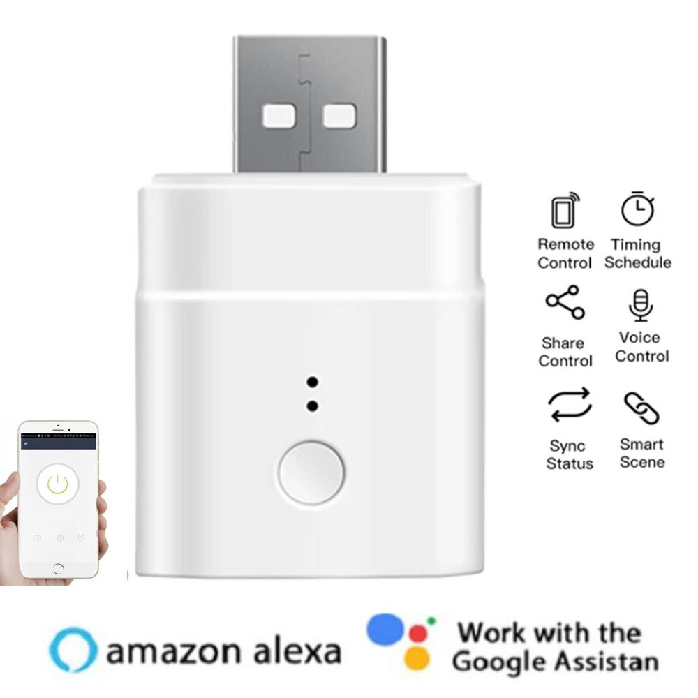 SONOFF Micro 5V Wifi USB Smart Adaptor, Smart USB Adaptor,
WiFi USB Adapter, SONOFF Smart Devices, Smart Home Automation,
USB Power Control, Remote Control Adapter, Smart Plug Adapter, sonoff devices, sonoff mini plug, sonoff usb plug.