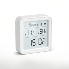 Smart WiFi Temperature & Humidity Sensor LCD Display – Tuya Smart Life TH08