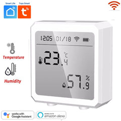 Tuya Smart WIFI Temperature Humidity Display, Smart Temperature Sensor, Smart Humidity Sensor,
Tuya Smart Devices, WiFi Temperature Display, Smart Home Automation, Home Weather Station,
Indoor Climate Control, Temperature Humidity Monitor, Smart Environment Sensor, Smart Home Monitoring, Tuya Humidity sensor