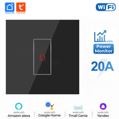 Tuya Boiler Switch, 20A Switch, Smart Switch Boiler, power monitor switch, 20 wifi switch