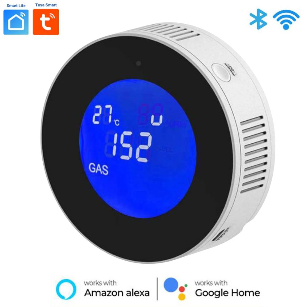 Tuya Gas Leak Detector with WiFi for Home Safety, Gas Leak Detector, Tuya sensor, smart sensor, smart device, tuya gas sensor, smart gas, Gas sensor,
Gas leakage detector, leakage detector,
gas detector.