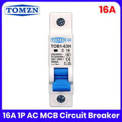 TOMZN 1P AC MCB  Mini Circuit breaker - 16A/32A/63A
