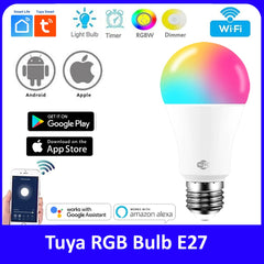 Tuya Smart 9W RGB Dimmable Bulb