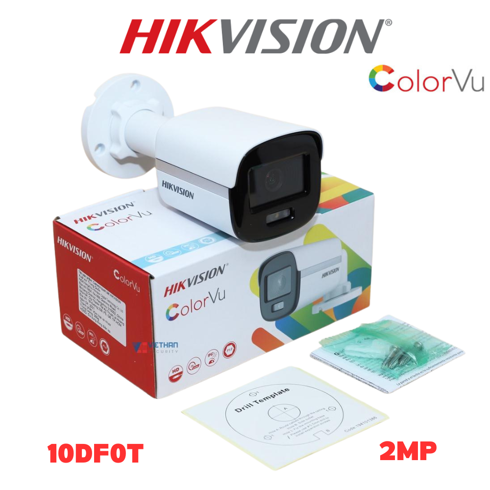 2 MP ColorVu Fixed Mini Bullet Camera ( DS-2CE10DF0T-PF )