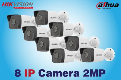 8 IP Camera (2MP) Package