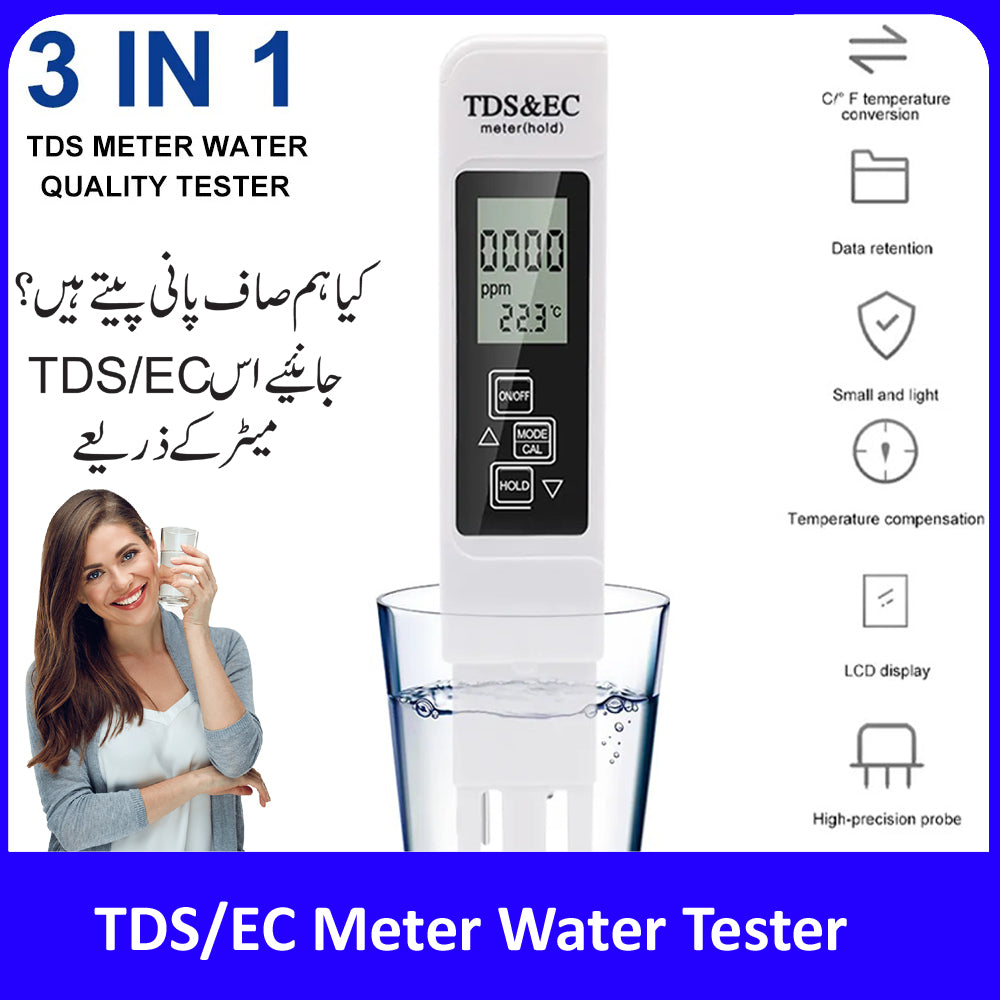 Digital TDS/EC Meter Tester