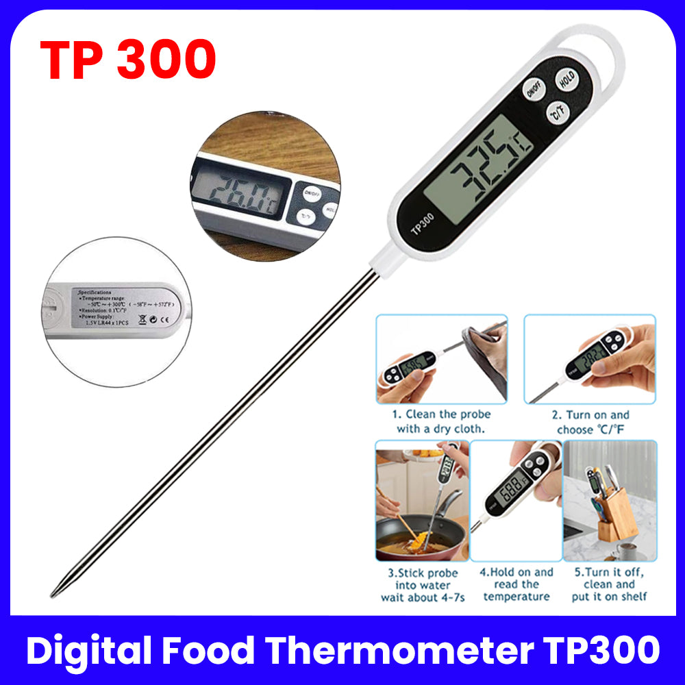 Food Thermometer TP300 Digital Kitchen Thermometer