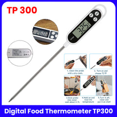 Food Thermometer TP300 Digital Kitchen Thermometer
