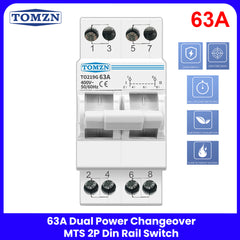 TOMZN 2P 63A MTS Dual Power Changeover