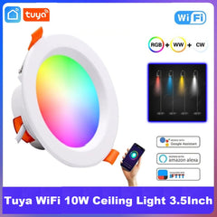 Tuya Smart Wifi Ceiling Light Dimmable RGB+CW+WW 10 Watt