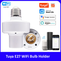 Tuya WiFi Smart Light Bulb Holder Socket