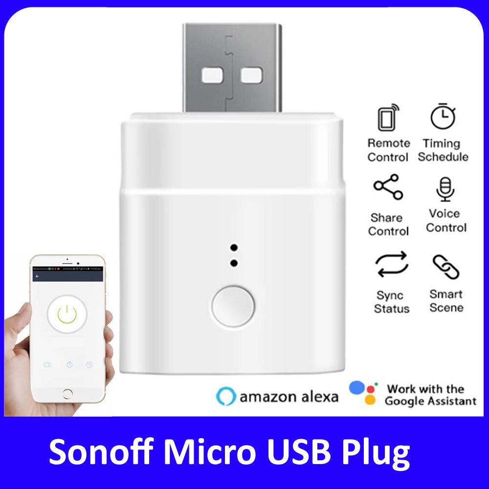 SONOFF Micro 5V Wifi USB Smart Adaptor