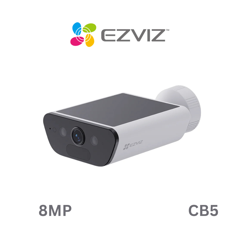 EZVIZ CB5 4K 8MP SMART HOME SOLAR BATTERY CAMERA COLOR NIGHT VISION TWO WAY TALK FIXED BULLET CAMERA