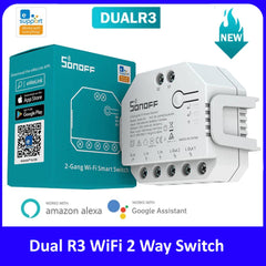 SONOFF DUALR3 2 Gang Dual Relay Module DIY MINI Smart Switch