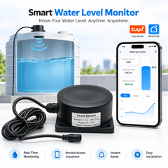 Tuya Smart WiFi Ultrasonic Water Tank Level Monitor 0.1–5m IP65