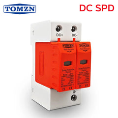 TOMZN TOV1-PV DC SPD Surge Protector 1000V 40KA | Solar PV Lightning Protection Device | DC Surge Arrester