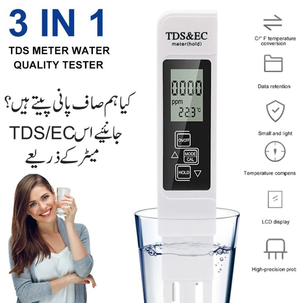 Digital TDS/EC Meter Tester, Water tester, water meter, tds tester, tds/ec tester, EC water tester, water quality tester, TDS/EC meter, TDS/EC Tester, Water purity meter, water purity tester,

