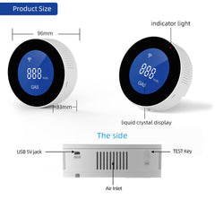 Tuya smart gas detector product view