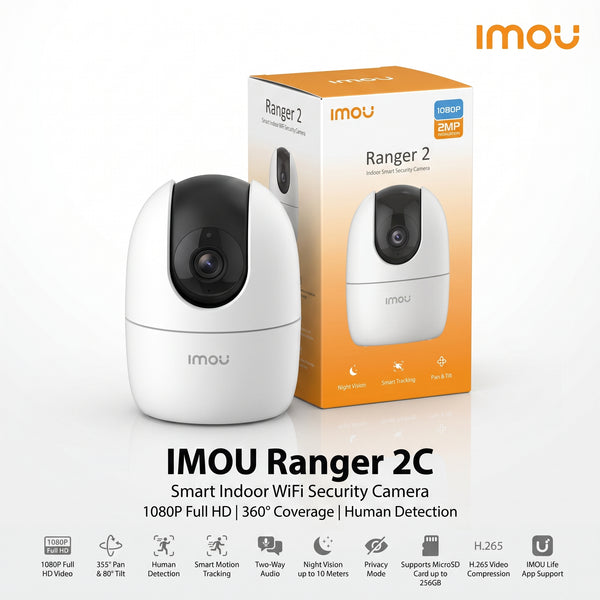 IMOU RANGER Smart WiFi Security Camera – 2MP & 5MP