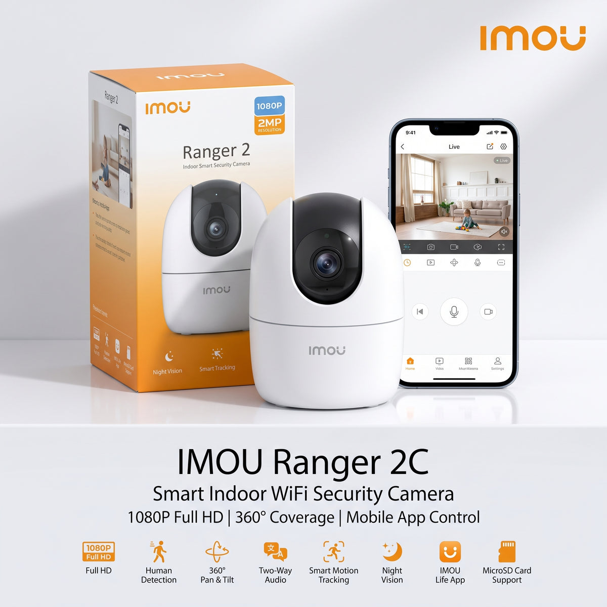 IMOU RANGER Smart WiFi Security Camera – 2MP & 5MP