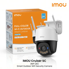 Imou Cruiser SC Smart WiFi Security Camera Outdoor – 3MP & 5MP – Police Light & Siren – Two Way Audio - Advanced Surveillance