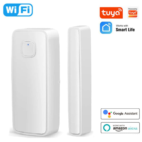 Smart WiFi Window Door Sensor Opening Security Alarm