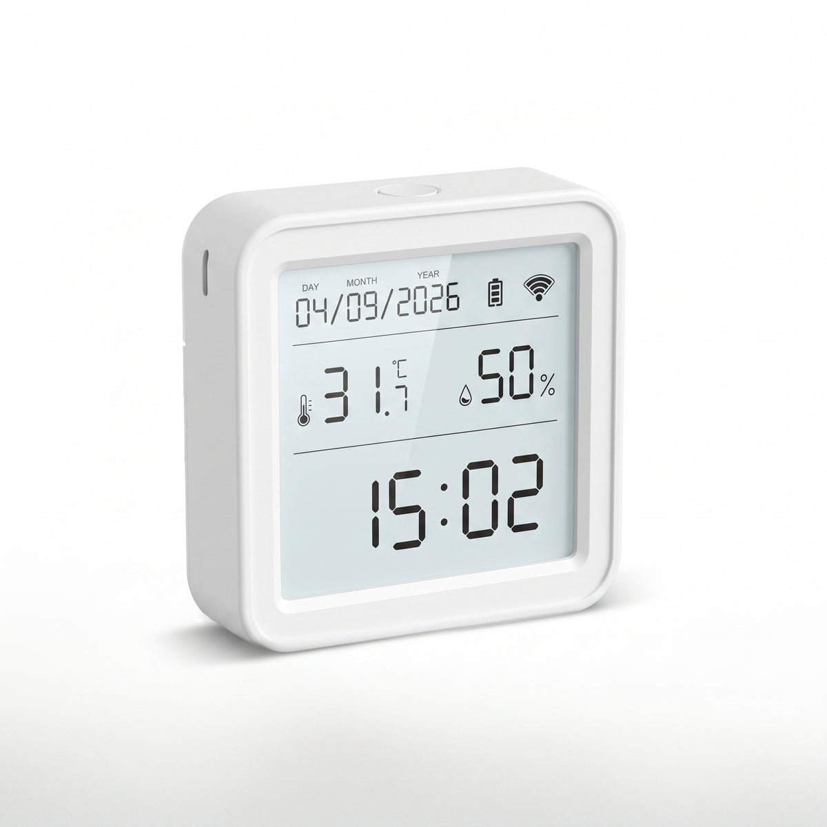 Smart WiFi Temperature & Humidity Sensor LCD Display – Tuya Smart Life TH08