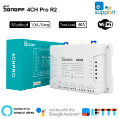 Sonoff 4CH Pro R3 Smart Wifi Switch, Smart WiFi Switch, 4 Channel Switch,
Sonoff Smart Devices, Smart Home Automation,  Home Automation Systems, Remote Control Switch,
Smart Lighting Control, multi channel switch, sonoff devices , sonoff switch 4ch

