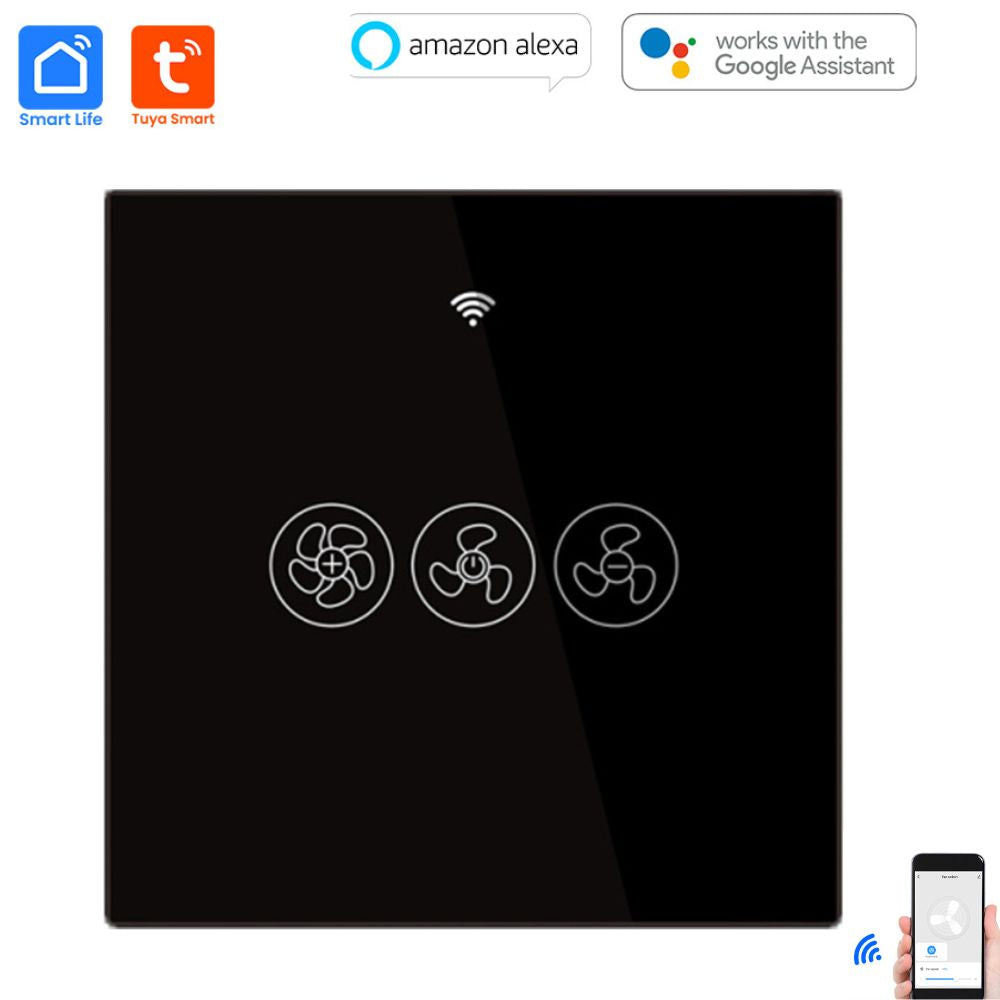 Tuya wifi ceilling fan RF switch, fan switch, ceilling fan, timer fan, wall fan switch, wall switch