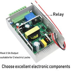 Access Control Power Supply 12V 3A K80 | Electric Lock & Door Access System Power Supply