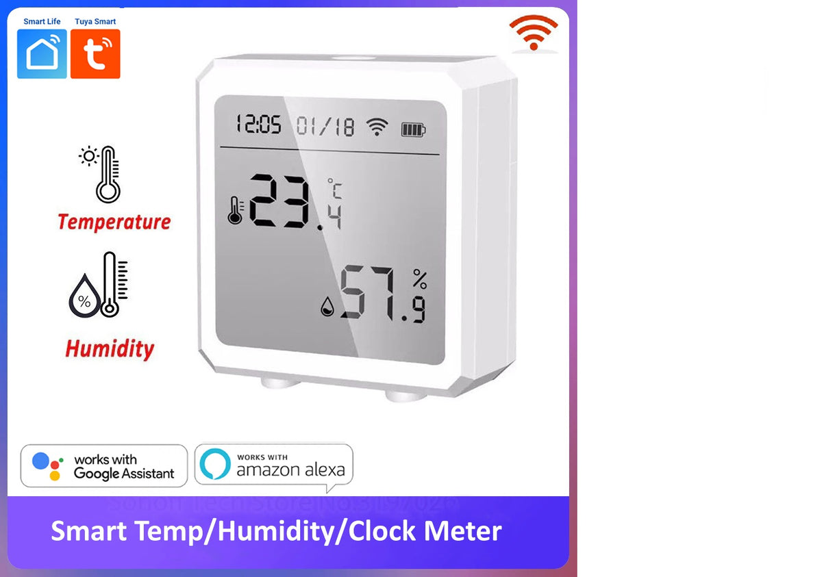 Tuya Smart WIFI Temperature Humidity Display