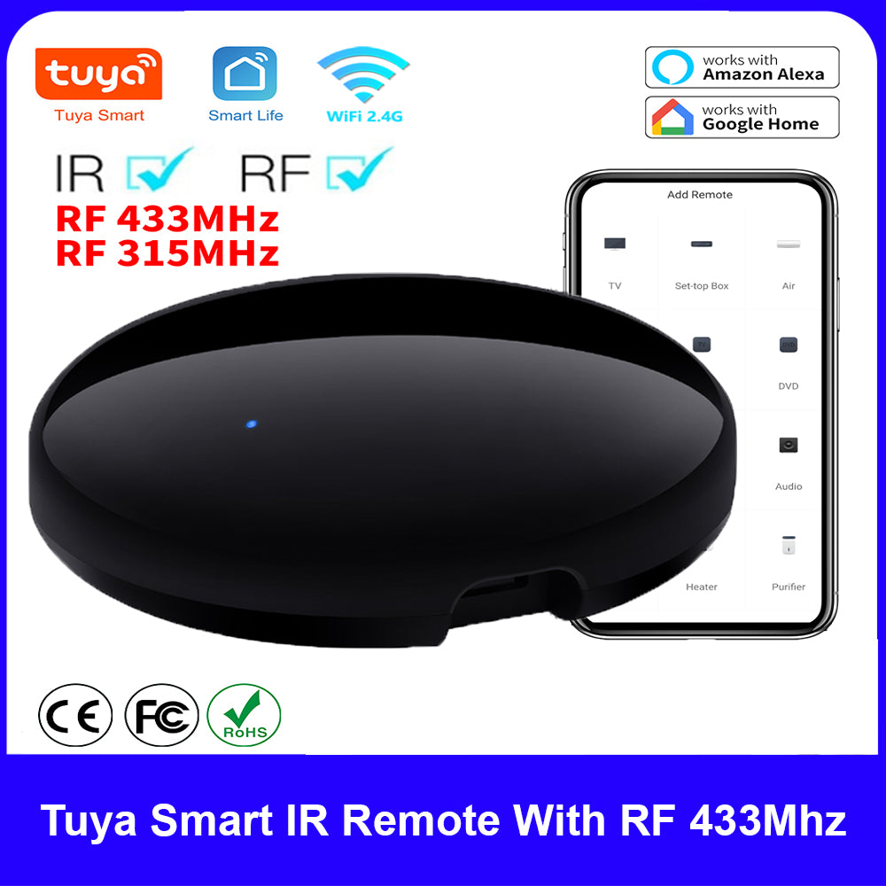 Tuya Smart WiFi IR + RF Remote Control Device