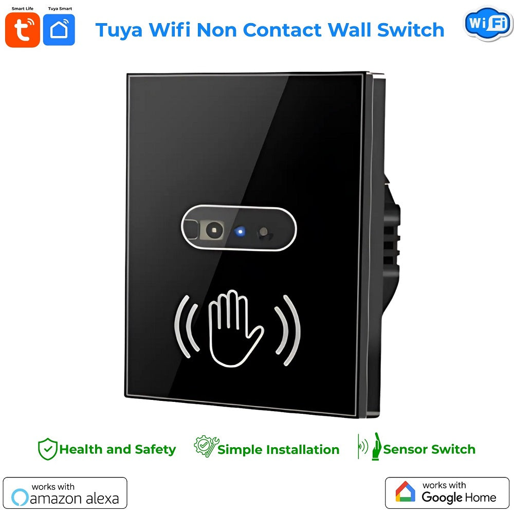 Smart Infrared Non-Contact Wall Light Switch – Wave Touchless Sensor with WiFi and without WiFi variation