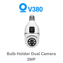 V380 BULB HOLDER CAMERA DUAL CAMERA