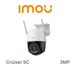 IMOU CRUISER SC IPC-K7FP-3H0WE 3MP OUTDOOR 360° WIFI CAMERA WITH FULL-COLOR NIGHT VISION & SIREN
