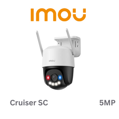IMOU CRUISER SC IPC-K7FP-5H0WE 5MP 3K UHD OUTDOOR 360° WIFI CAMERA WITH FULL-COLOR NIGHT VISION & SIREN WARNING LIGHT