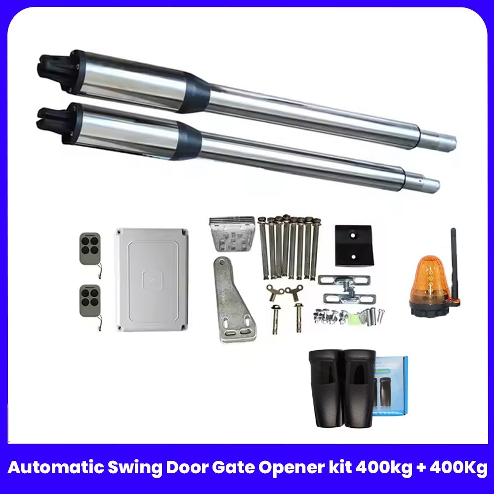Heavy Duty Automatic Swing Gate Opener Kit 400kg + 400kg