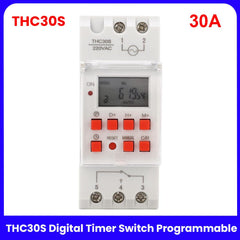 Digital Programable Timer Switch THC15A/THC30S – AC220v