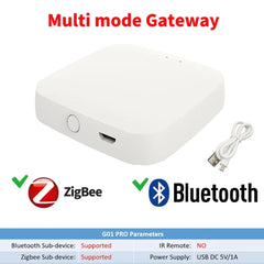 Tuya Zigbee Gateway Wireless Gateway Hub Multi Mode Gateway for Zigbee Devices
