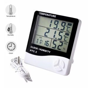 HTC-2 Digital LCD Thermometer Hygrometer