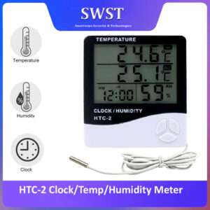 HTC-2 Digital LCD Thermometer Hygrometer