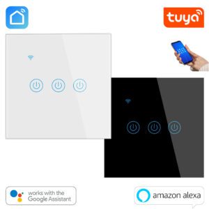 Tuya 3 Gang WiFi Wall Touch Switch